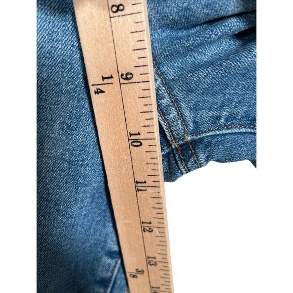 Level 99 Anthropologie Adrian High Rise Kick Flare Jeans 28 raw hem - Picture 5 of 10